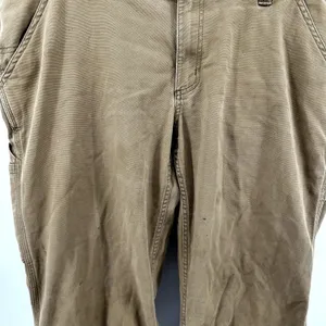 Carhartt Rugged Flex Original Fit Crawford Pants Straight Canvas Khaki Tan 16T thumbnail 5