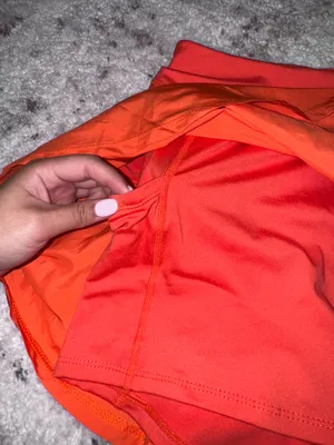 Free People Movement Orange Skirt thumbnail 4