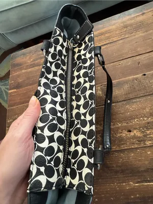 COACH Chelsea Signature Heritage Leather Tote thumbnail 7