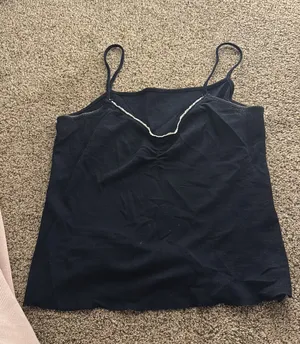 Brandy Melville Tank Navy thumbnail 1