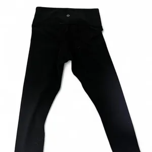 Black Lululemon Cropped High Rise Leggings Size 2 thumbnail 2