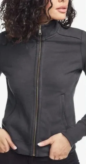 American Giant Heavyweight Full Zip Up Sweatshirt Jacket Jacket‎ Gray Size XS thumbnail 1