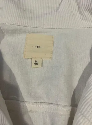tgla corduroy jacket white Size M thumbnail 3