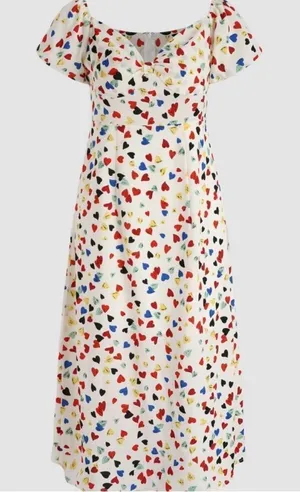 Cider‎ heart print midi dress medium thumbnail 1