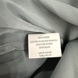 Aura Greta Tiered Ruffle‎ Chiffon Dress Olive Size Large thumbnail 7