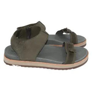 Merrell District‎ Mendi Backstrap Sandals Womens 8 Olive Green Good Leather Zip thumbnail 4