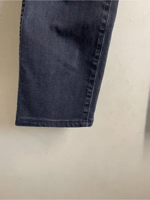 J.Crew Vintage Slim Straight Jeans Women’s 28 Charcoal Black Ankle Crop thumbnail 9