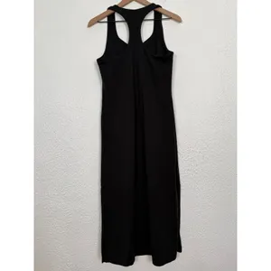 Vuori Halo Racerback Midi Dress Black Size XL thumbnail 3