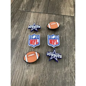 Crocs Dallas Cowboys Football Team Charm For Shoe Charms - 6 Pieces thumbnail 1