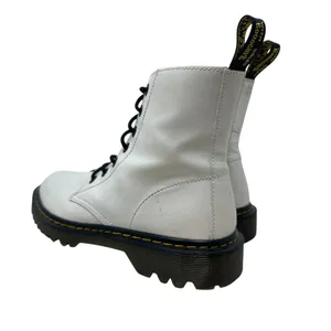 Dr. Martens Luana Combat Boots White Leather Lace Up‎ Women's Size US 10 thumbnail 10