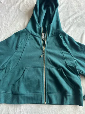 Lululemon Scuba Oversized Full-Zip Hoodie Storm Teal / Gold thumbnail 5