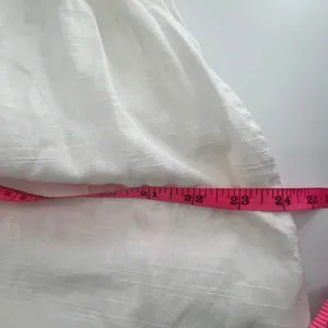 Faherty Ramona smocked white‎ organic cotton dress thumbnail 7