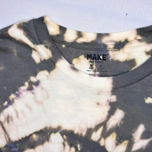 Grey Tie Dye Tee Gray Size M thumbnail 3