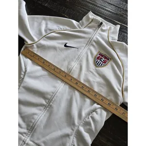 Nike Women's Team USA Soccer White Warmup Anthem Jacket Size Small 4-6 thumbnail 4