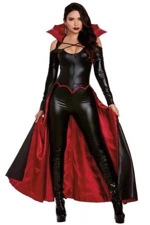 NEW Dreamgirl Princess of Darkness Vampire Costume Size Large thumbnail 1