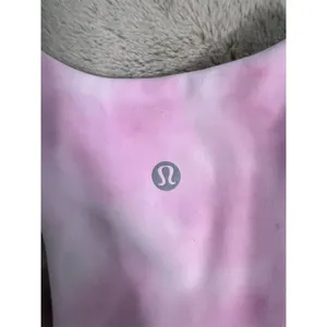 Lululemon Women's Pink Tie-Dye Racerback Sports Bra Size 4 thumbnail 3