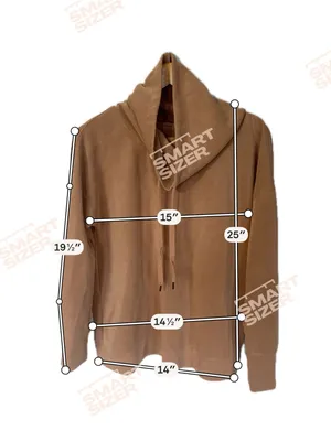 Women’s Pullover Hoodie in Brown - Casual Everyday Hooded Sweatshirt thumbnail 2