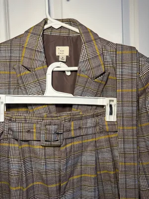 A New Day Plaid Pantsuit Set thumbnail 5