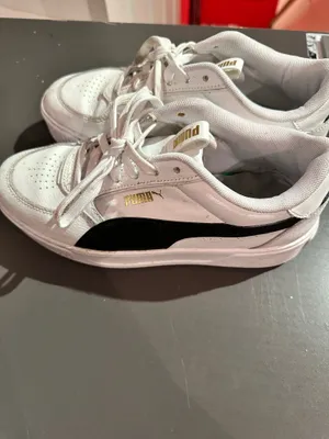 White Puma Sneakers Leather thumbnail 5