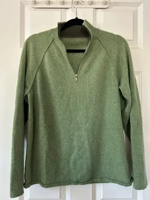Green Quarter Zip thumbnail 1