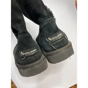 Koolaburra by UGG Victoria Boots Womens 9 Black Fair Suede Faux Fur Bows 1096409 thumbnail 5