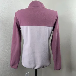 Columbia Benton Springs Half Snap Button Pullover Sweatshirt Sz S Pink *flaws thumbnail 5