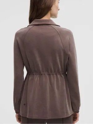 Lululemon Softstreme Cinch-Waist Full-Zip Jacket in Espresso thumbnail 2