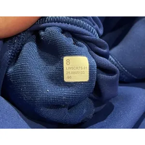 Lululemon Bright Blue Wunder Under High Rise Crop Women's Leggings Size 8 EUC thumbnail 8