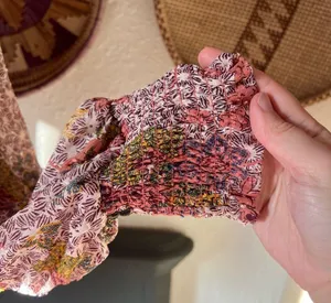 Joie ☀️  pink floral peasant top thumbnail 6