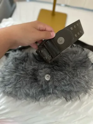 Furry shoulder bag Gray thumbnail 8