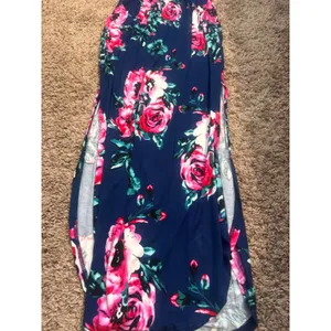Floral‎ Dress Off the Shoulder Maxi Dress – XS thumbnail 3