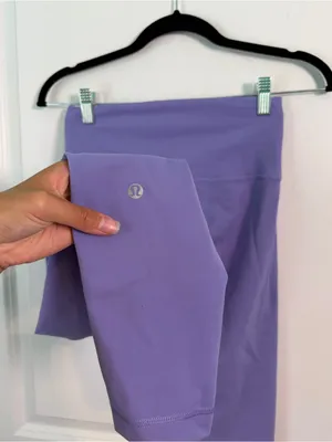 lululemon athletica Lavender High-Rise Stretch Leggings Size 6 WunderTrain thumbnail 5