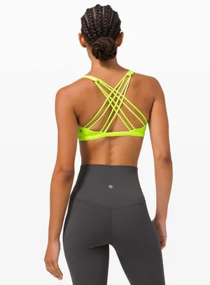 Lululemon Free to be Bra Wild Peak *Light Support, A/B Cup Highlight Yellow 6 thumbnail 7