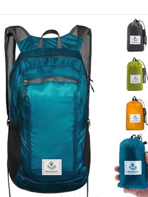 4Monster Hiking Lightweight Travel Backpack 24L, turquoise shade, NWT thumbnail 2