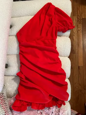 Hello Molly Not Fair On Me Dress Red thumbnail 3