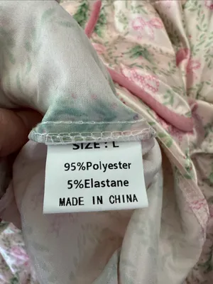 Satin Christmas Bow Pajama Set with Pink Velvet Trim / J5 thumbnail 5