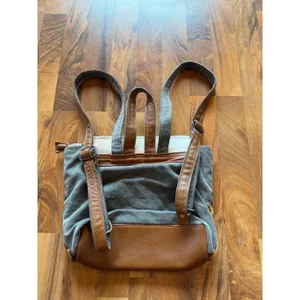 Myra Bag Backpack purse Women Small‎ Multicolor Hand Tooled Cowhide Leather west thumbnail 3