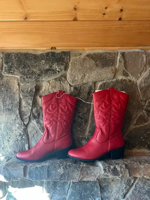 Cowgirl / Cowboy Boots Red Size 10 thumbnail 2