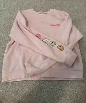 Star fit crew neck Pink Size M thumbnail 1