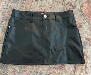 Edikted Leather Skirt thumbnail 1