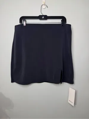 Lululemon Softstreme High Rise Mini Skirt Black XL NWT thumbnail 4