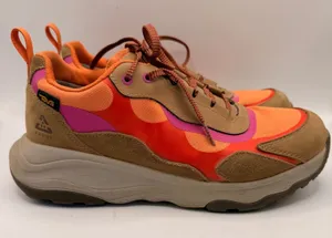 Teva Geotrecca Low PR Hiking Shoes Orange Pink Tan Waterproof Sneaker Women 9 thumbnail 1