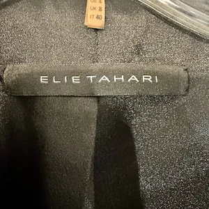 Elie Tahari Single Button Wool Blend‎ Women's Size 4 Blazer Charcoal Business thumbnail 4