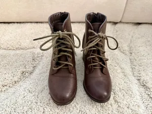 Brown Ankle Booties Size 6 thumbnail 3