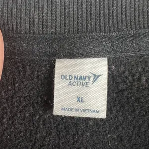 Old Navy Active XL Sweatshirt Loose‎ Dolman Sleeve Drawstring Hem Black Jack thumbnail 7