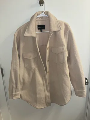 Hilary Radley Cream Shacket thumbnail 1
