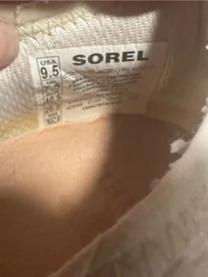 Sorel Athletic Slip On Sneakers Womens Sz 9.5 Kinetic Impact Strap white black thumbnail 7