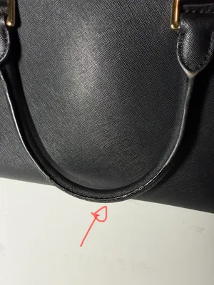 Michael Kors Black Saffiano Leather Satchel with Gold Hardware thumbnail 7