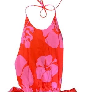 Staud Georgia Halter Neck Floral Print Romper thumbnail 6