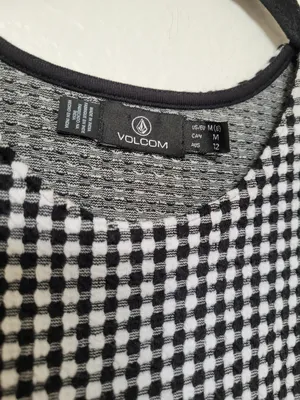 Volcom Black and White Mini Dress thumbnail 5